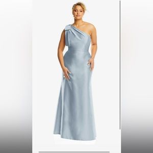 Dessy Group Side Bow Bridesmaid Dress